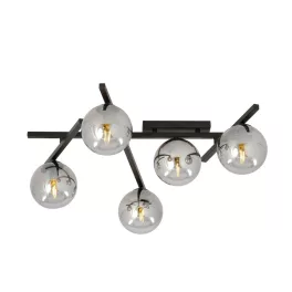   EMIBIG SMART 5 BLACK/GRAFIT Fekete Beltéri Mennyezeti lámpa E14 IP20 EB-1104-5