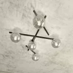 EMIBIG SMART 5 BLACK/GRAFIT Fekete Beltéri Mennyezeti lámpa E14 IP20 EB-1104-5
