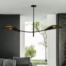   EMIBIG LOTUS 2 BLACK/GOLD Fekete Beltéri Mennyezeti lámpa E14 IP20 EB-1106-2