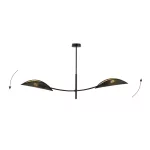 EMIBIG LOTUS 2 BLACK/GOLD Fekete Beltéri Mennyezeti lámpa E14 IP20 EB-1106-2