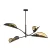 EMIBIG LOTUS 4 BLACK/GOLD Fekete Beltéri Mennyezeti lámpa E14 IP20 EB-1106-4