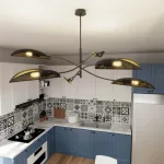 EMIBIG LOTUS 6 BLACK/GOLD Fekete Beltéri Mennyezeti lámpa E14 IP20 EB-1106-6