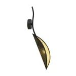 EMIBIG LOTUS K1 BLACK/GOLD Fekete Beltéri Fali lámpa E14 IP20 EB-1106-K1