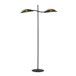   EMIBIG LOTUS LP2 BLACK/GOLD Fekete Beltéri Állólámpa E14 IP20 EB-1106-LP2