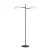 EMIBIG LOTUS LP2 WHITE/GOLD Fekete Beltéri Állólámpa E14 IP20 EB-1107-LP2