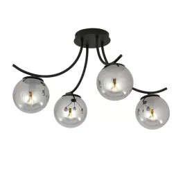   EMIBIG BOSTON 4 BLACK/GRAFIT Fekete Beltéri Mennyezeti lámpa E14 IP20 EB-1110-4