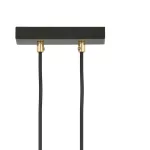 EMIBIG GLAM 1 BLACK/OPAL Fekete Beltéri Függőlámpa E14 IP20 EB-1112-1