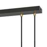 EMIBIG GLAM 4 BLACK/TRANSPARENT Fekete Beltéri Függőlámpa E14 IP20 EB-1114-4