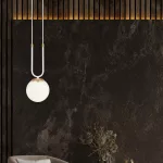EMIBIG GLAM 1 WHITE/OPAL Fehér Beltéri Függőlámpa E14 IP20 EB-1115-1
