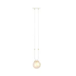   EMIBIG GLAM 1 WHITE/MIODOWY Fehér Beltéri Függőlámpa E14 IP20 EB-1117-1