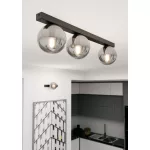 EMIBIG FIT 3 BLACK/GRAFIT Fekete Beltéri Mennyezeti lámpa E14 IP20 EB-1122-3