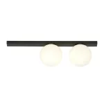 EMIBIG FIT 2 BLACK/OPAL Fekete Beltéri Mennyezeti lámpa E14 IP20 EB-1124-2