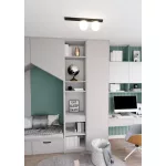 EMIBIG FIT 2 BLACK/OPAL Fekete Beltéri Mennyezeti lámpa E14 IP20 EB-1124-2