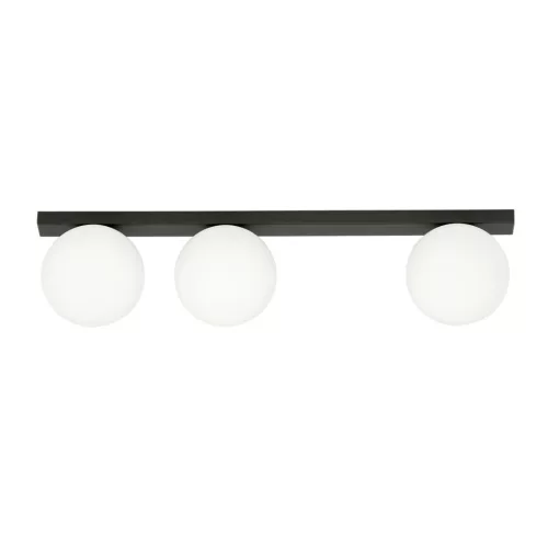 EMIBIG FIT 3 BLACK/OPAL Fekete Beltéri Mennyezeti lámpa E14 IP20 EB-1124-3