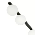 EMIBIG FIT 3 BLACK/OPAL Fekete Beltéri Mennyezeti lámpa E14 IP20 EB-1124-3