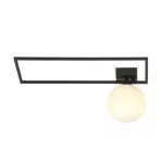 EMIBIG IMAGO 1A BLACK/OPAL Fekete Beltéri Mennyezeti lámpa E14 IP20 EB-1130-1A