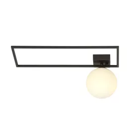   EMIBIG IMAGO 1A BLACK/OPAL Fekete Beltéri Mennyezeti lámpa E14 IP20 EB-1130-1A