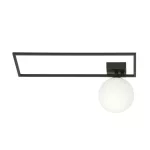 EMIBIG IMAGO 1A BLACK/OPAL Fekete Beltéri Mennyezeti lámpa E14 IP20 EB-1130-1A