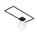 EMIBIG IMAGO 1A BLACK/OPAL Fekete Beltéri Mennyezeti lámpa E14 IP20 EB-1130-1A