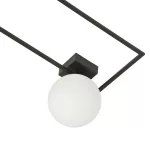 EMIBIG IMAGO 1A BLACK/OPAL Fekete Beltéri Mennyezeti lámpa E14 IP20 EB-1130-1A