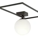 EMIBIG IMAGO 1A BLACK/OPAL Fekete Beltéri Mennyezeti lámpa E14 IP20 EB-1130-1A