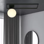 EMIBIG IMAGO 1B BLACK/OPAL Fekete Beltéri Mennyezeti lámpa E14 IP20 EB-1130-1B