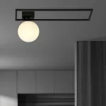 EMIBIG IMAGO 1B BLACK/OPAL Fekete Beltéri Mennyezeti lámpa E14 IP20 EB-1130-1B
