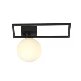   EMIBIG IMAGO 1D BLACK/OPAL Fekete Beltéri Mennyezeti lámpa E14 IP20 EB-1130-1D