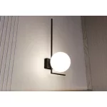 EMIBIG IMAGO 1F BLACK/OPAL Fekete Beltéri Mennyezeti lámpa E14 IP20 EB-1130-1F