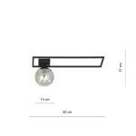 EMIBIG IMAGO 1B BLACK/GRAFIT Fekete Beltéri Mennyezeti lámpa E14 IP20 EB-1131-1B