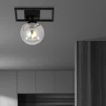 EMIBIG IMAGO 1E BLACK/GRAFIT Fekete Beltéri Mennyezeti lámpa E14 IP20 EB-1131-1E