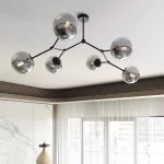 EMIBIG SPACE 6 BLACK/GRAFIT Fekete Beltéri Mennyezeti lámpa E14 IP20 EB-1134-6