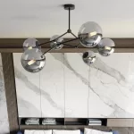 EMIBIG SPACE 6 BLACK/GRAFIT Fekete Beltéri Mennyezeti lámpa E14 IP20 EB-1134-6