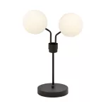 EMIBIG NOVA LN2 BLACK/OPAL Fekete Beltéri Asztali lámpa E14 IP20 EB-1138-LN2