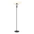 EMIBIG NOVA LP3 BLACK/OPAL Fekete Beltéri Állólámpa E14 IP20 EB-1138-LP3