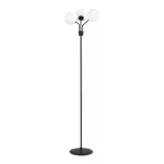 EMIBIG NOVA LP3 BLACK/OPAL Fekete Beltéri Állólámpa E14 IP20 EB-1138-LP3