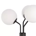 EMIBIG NOVA LP3 BLACK/OPAL Fekete Beltéri Állólámpa E14 IP20 EB-1138-LP3