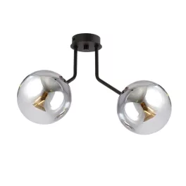   EMIBIG NOVA 2 BLACK/GRAFIT Fekete Beltéri Mennyezeti lámpa E14 IP20 EB-1140-2