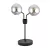 EMIBIG NOVA LN2 BLACK/GRAFIT Fekete Beltéri Asztali lámpa E14 IP20 EB-1140-LN2