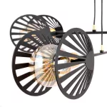 EMIBIG PLAYA 4 BLACK Fekete Beltéri Függőlámpa E27 IP20 EB-1146-4