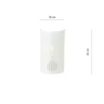 EMIBIG ASTON K1 WHITE/GOLD Fekete Beltéri Fali lámpa E14 IP20 EB-1147-K1