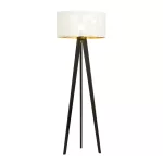 EMIBIG ASTON LP1 WHITE/GOLD Fekete Beltéri Állólámpa E27 IP20 EB-1147-LP1