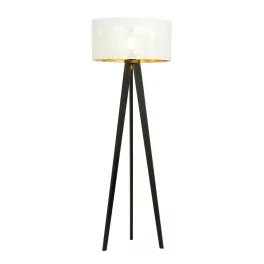   EMIBIG ASTON LP1 WHITE/GOLD Fekete Beltéri Állólámpa E27 IP20 EB-1147-LP1