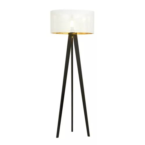 EMIBIG ASTON LP1 WHITE/GOLD Fekete Beltéri Állólámpa E27 IP20 EB-1147-LP1
