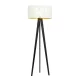 EMIBIG ASTON LP1 WHITE/GOLD Fekete Beltéri Állólámpa E27 IP20 EB-1147-LP1