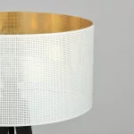 EMIBIG ASTON LP1 WHITE/GOLD Fekete Beltéri Állólámpa E27 IP20 EB-1147-LP1
