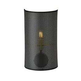   EMIBIG ASTON K1 BLACK/GOLD Fekete Beltéri Fali lámpa E14 IP20 EB-1148-K1
