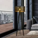 EMIBIG ASTON LP1 BLACK/GOLD Fekete Beltéri Állólámpa E27 IP20 EB-1148-LP1