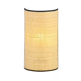   EMIBIG ASTON K1 RATTAN Fekete Beltéri Fali lámpa E14 IP20 EB-1149-K1