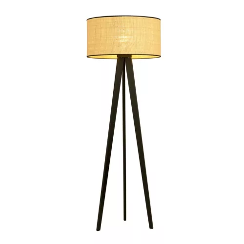 EMIBIG ASTON LP1 RATTAN Fekete Beltéri Állólámpa E27 IP20 EB-1149-LP1